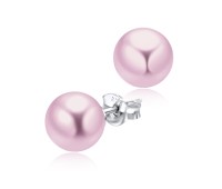 8 mm. Pink Pearl Stud Earring STP-32